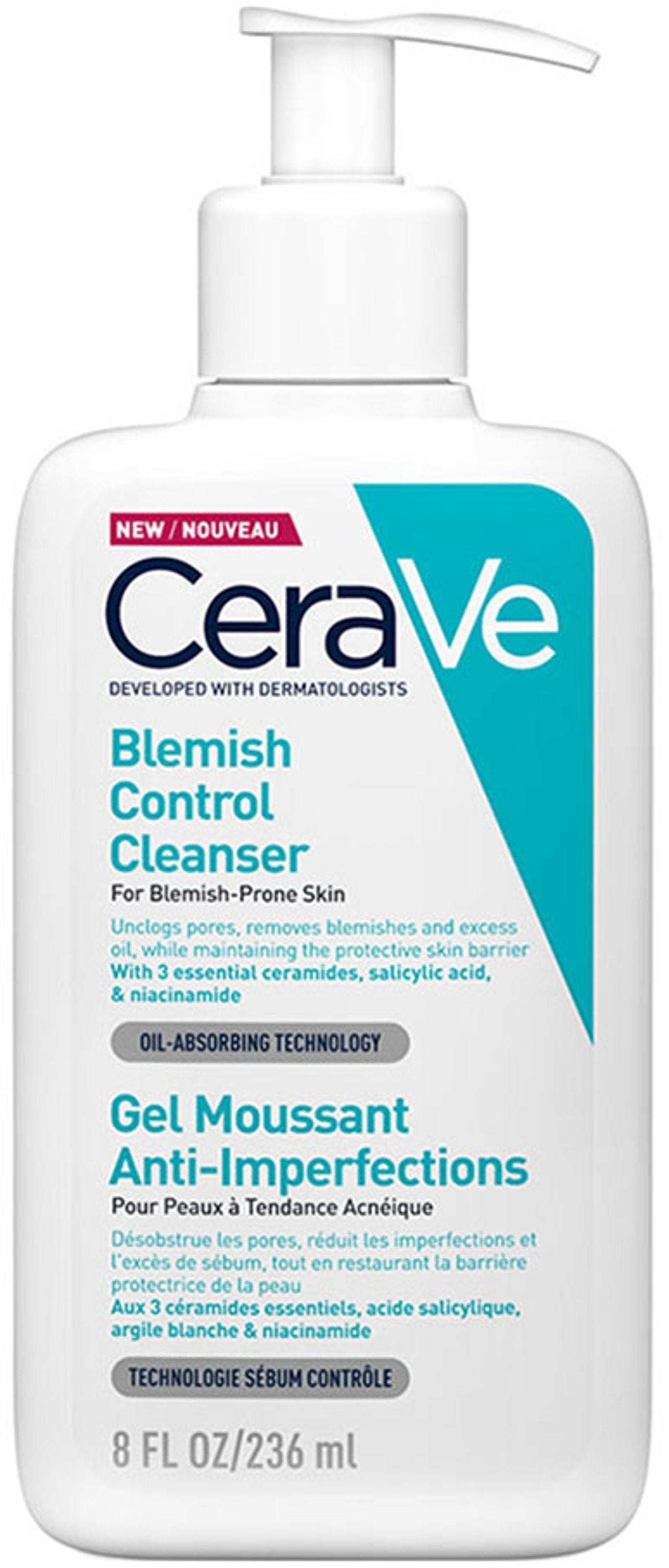 Cerave Blemish Control Cleanser Face Wash 236ml