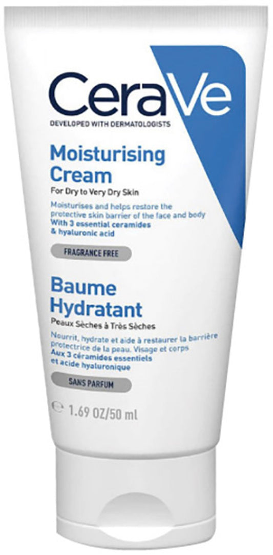 Cerave Moisturizing Cream for Dry Skin with Hyaluronic Acid 50mL